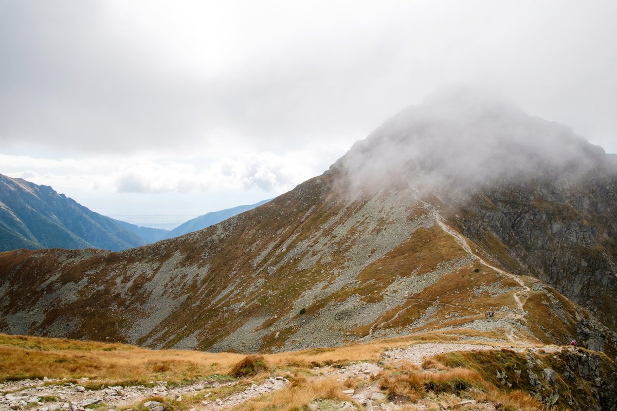 Výhľad z hrebeňa Liptovské hole