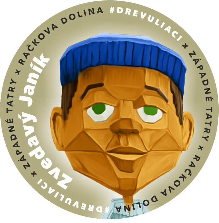 Zvedavý Janík Drevuliaci Račkova dolina deti