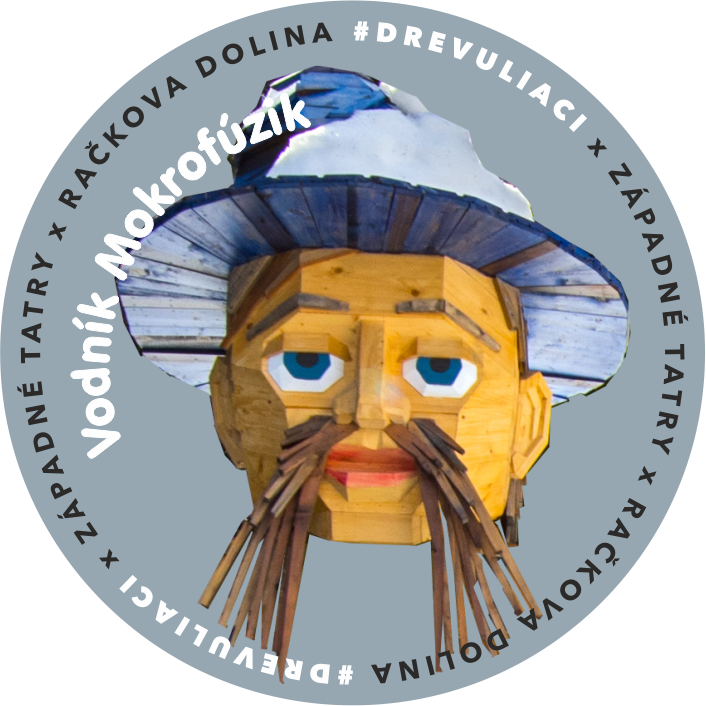 Vodník Mokrofúzik Drevuliaci altánka Račkova dolina